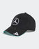 Mercedes AMG Petronas Gorra Oficial 2025 - Negro/Blanco