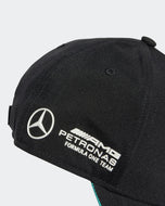 Mercedes AMG Petronas Gorra Oficial 2025 - Negro/Blanco