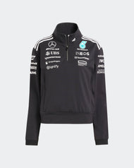 Mercedes AMG Petronas Sueter Mujer Cierre 1/4 Oficial 2025