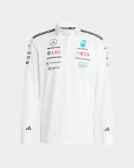 Mercedes AMG Petronas Polo Manga Larga Oficial 2025