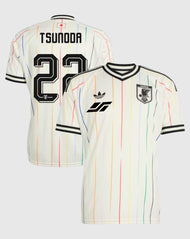 Japón Jersey Visita Futbol Yuki Tsunoda Fanmade 2026
