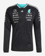 Mercedes AMG Petronas Authentic Official Long Sleeve T-Shirt 2026 - Black