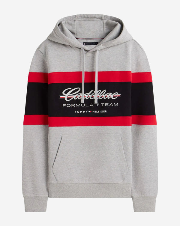 Cadillac F1 Hoodie TH Official Script 2026 - Grey