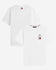 Cadillac F1 Playera TH Logos Oficial 2026 - Blanco