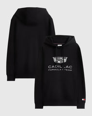 Cadillac F1 Hoodie Logo TH Oficial 2026 - Negro