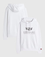 Cadillac F1 Hoodie Logo TH Oficial 2026 - Blanco