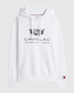 Cadillac F1 Hoodie Logo TH Oficial 2026 - Blanco
