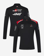 Haas F1 Team Suéter Zip 1/4 Oficial 2026