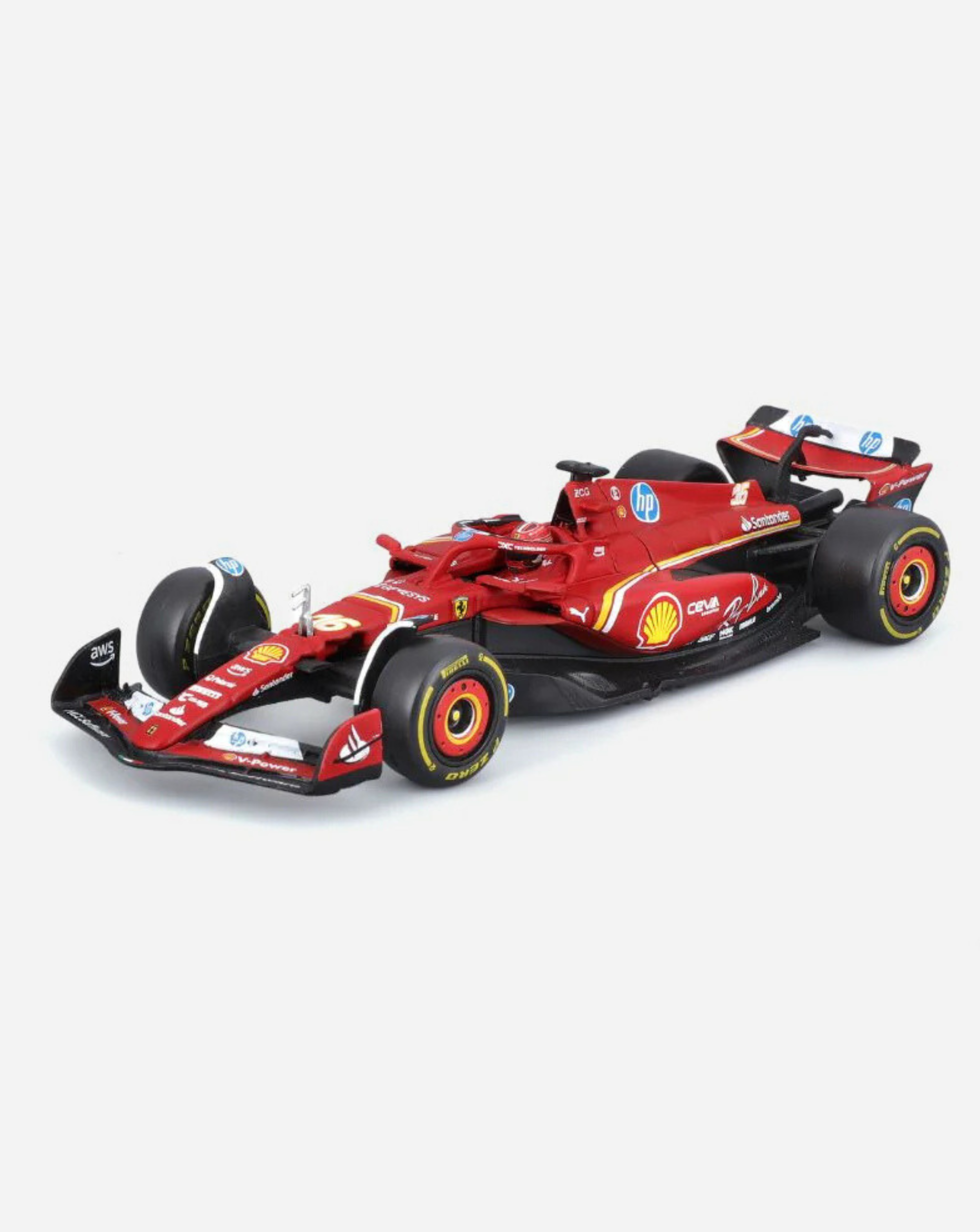 Ferrari SF24 Escala 1:43 Charles Leclerc Oficial 2024